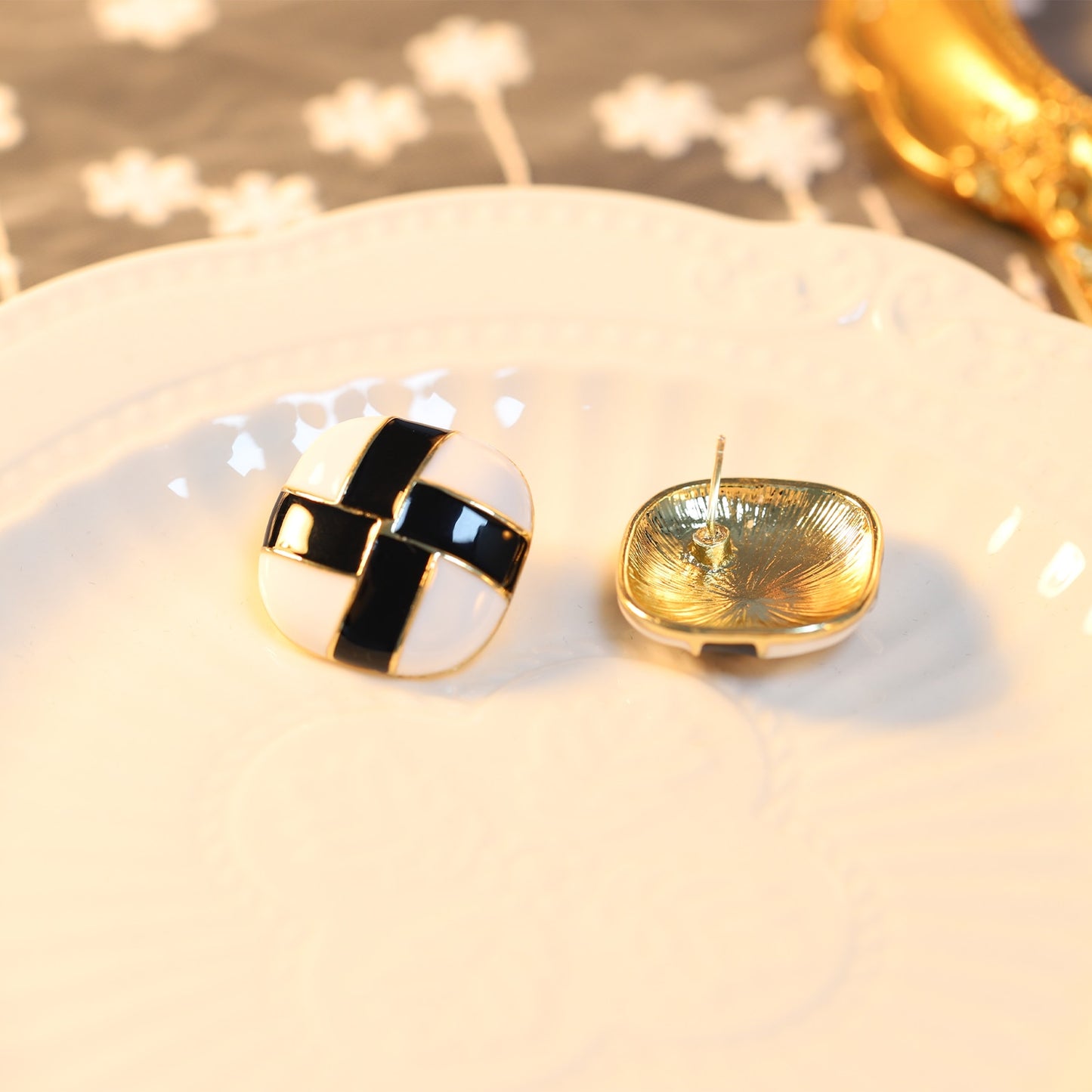 Vintage Earrings 925 Sterling Silver