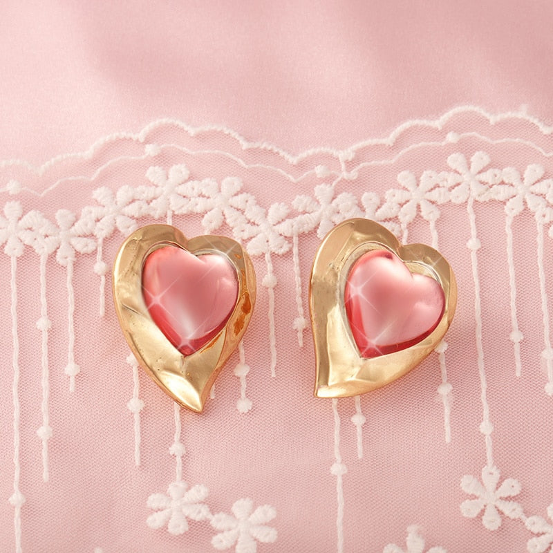 Heart Silver 925 Earrings