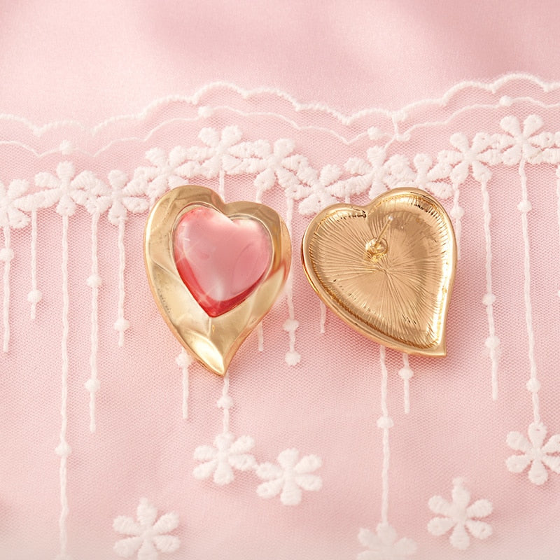 Heart Silver 925 Earrings