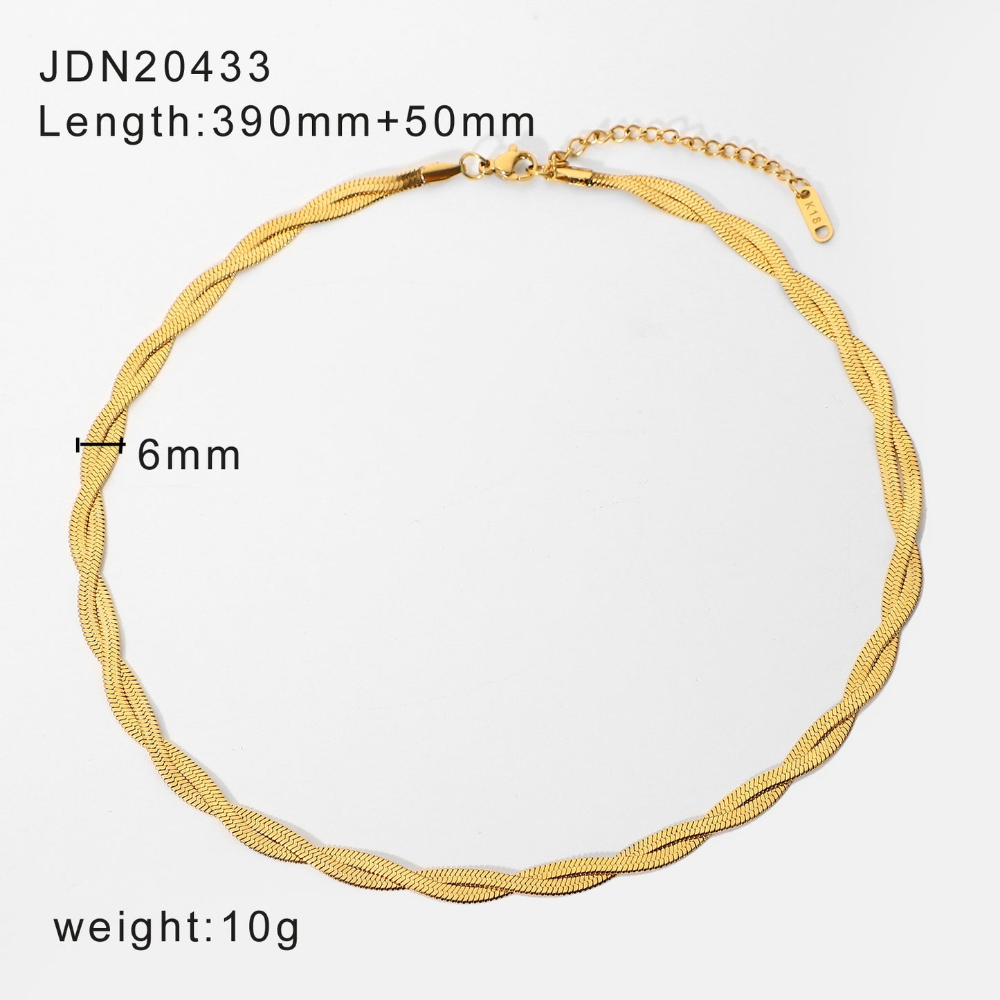 SISSLIA Trend Retro Simple Personality Senior Gold-Plated Multi-Layer Collarbone Choker for Women