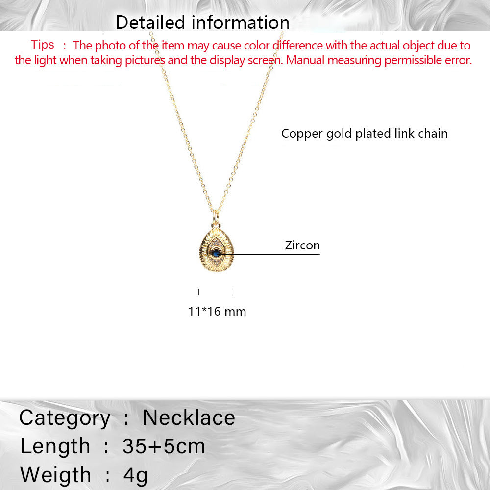 Temperament Devil's Eye Necklace