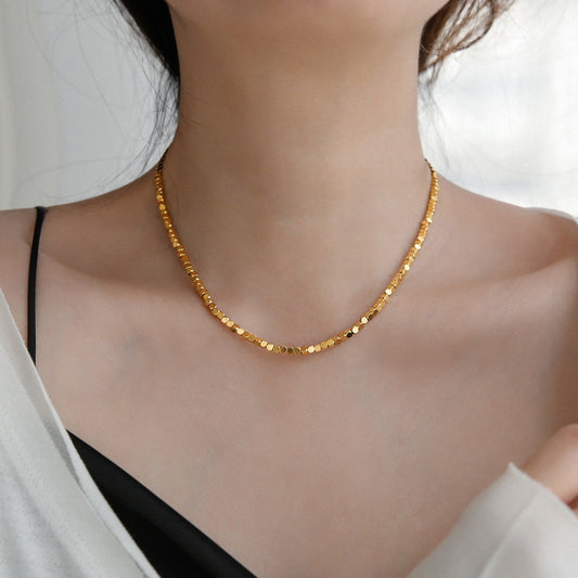Square Beaded Chokers Necklaces