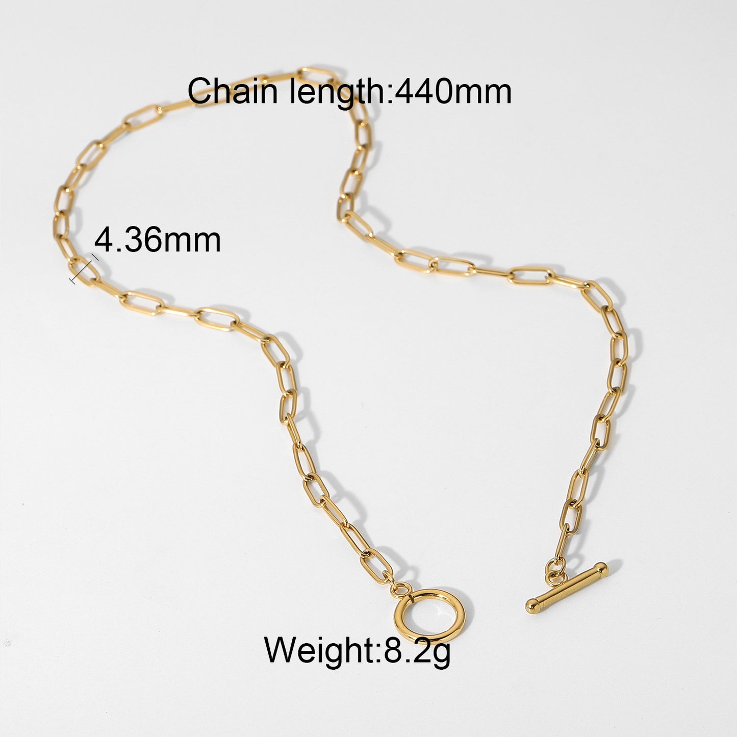 SISSLIA Trend Retro Simple Personality Senior Gold-Plated Multi-Layer Collarbone Choker for Women