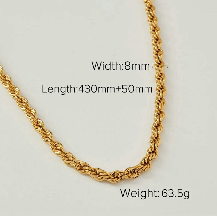 SISSLIA Trend Retro Simple Personality Senior Gold-Plated Multi-Layer Collarbone Choker for Women