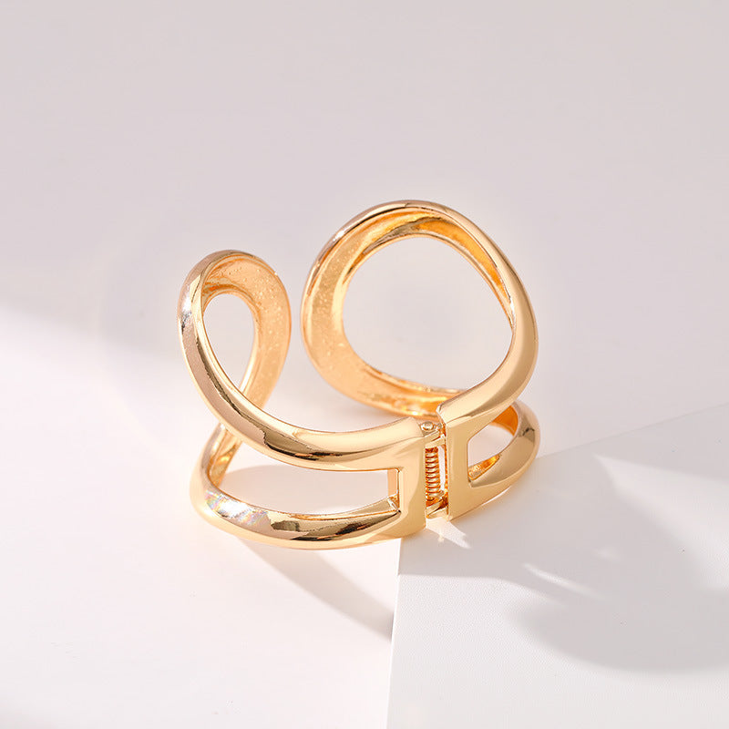 Sisslia New Arrival Simple Punk Cuff Bracelets & Bangles Summer Statement Gold Color Metal Present Jewelry For Women