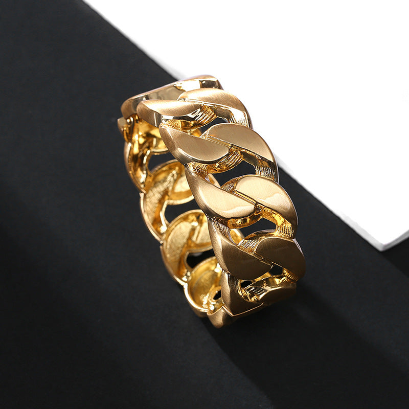 Sisslia Manufacturer Hot Selling High Quality Bangle Gold Plated Classic Twist Chain Gold Plated Bracelet For Women