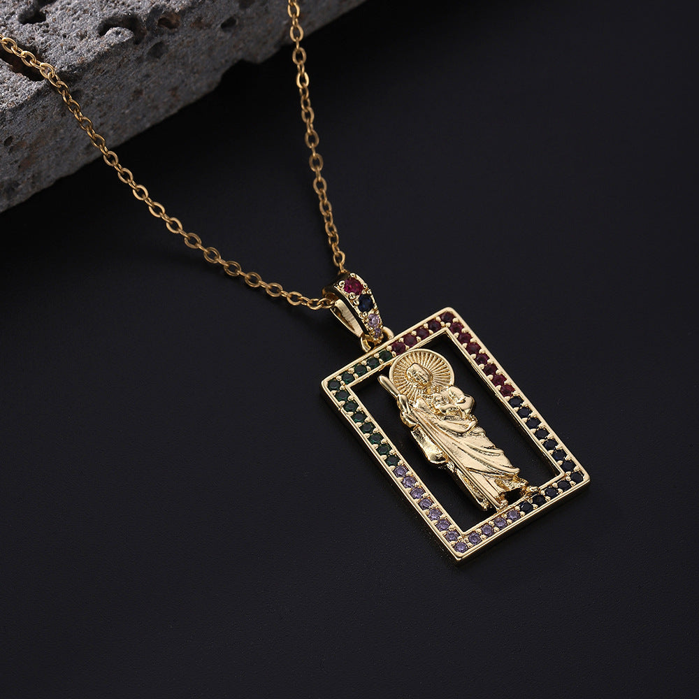 Pattern Hip Hop Necklace