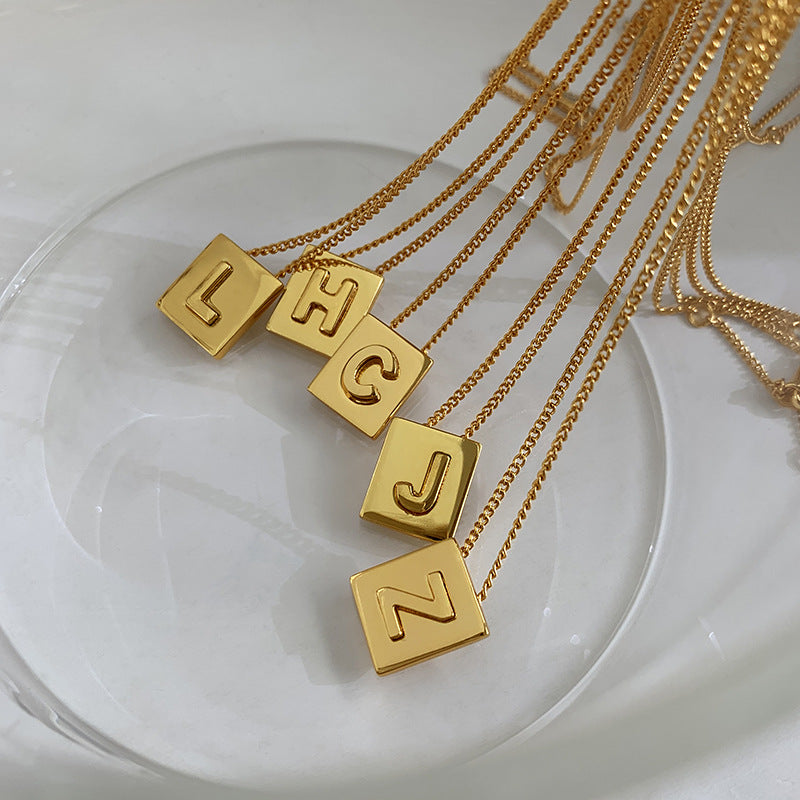 Stainless Steel Gold Plate Necklace