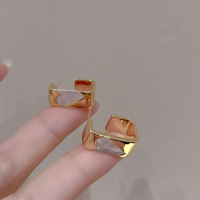 Fashion heart Stud Earrings