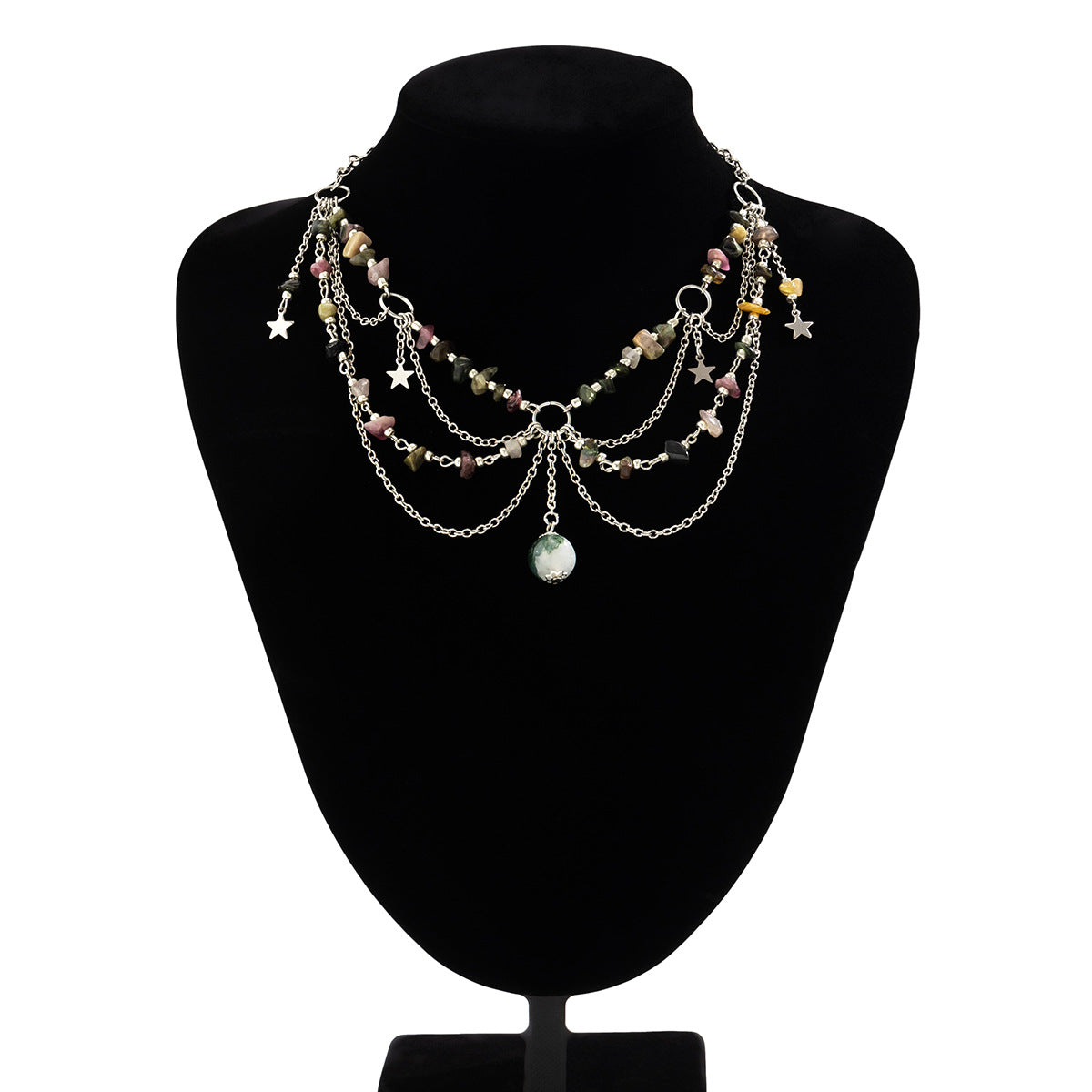 Sisslia Multi-layer Fine Jewelry Gold Plated butterfly necklace Pearl Necklace Personality Bohemian Fashion Jewelry Necklaces