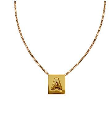 Stainless Steel Gold Plate Necklace
