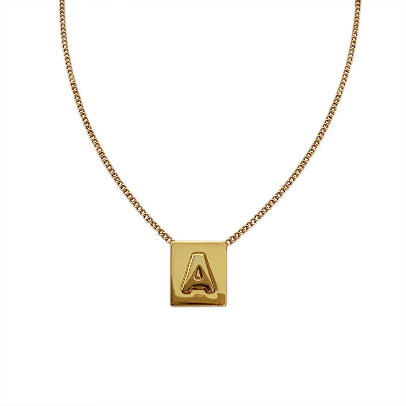 Stainless Steel Gold Plate Necklace