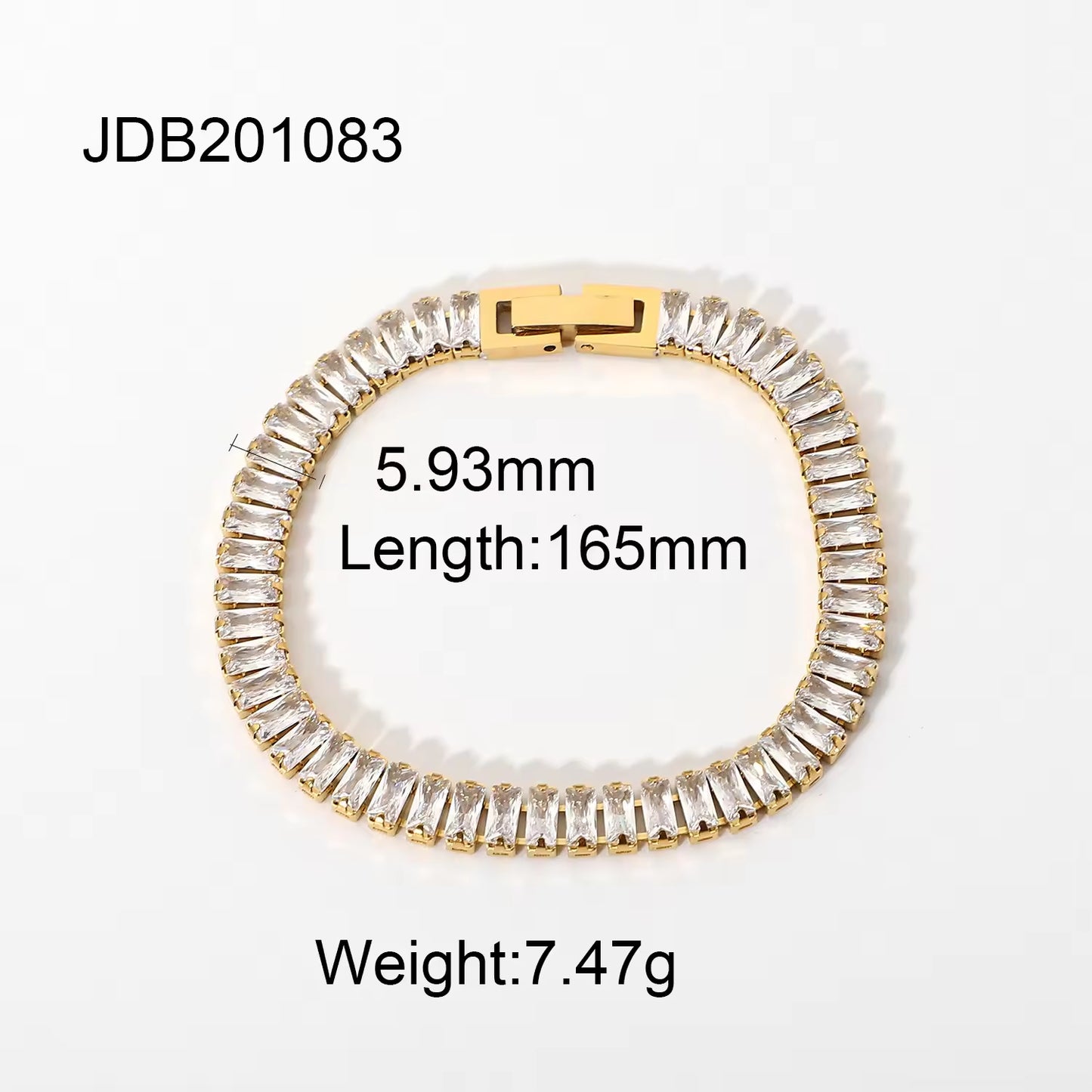 Sisslia Fashion New Premium Full Diamond Zircon Titanium Steel Color-proof Bracelet for Women