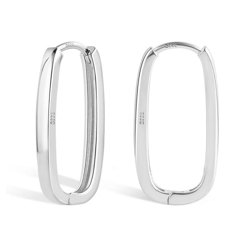 SISSLIA Gold Silver Filled Drop Hoop Earrings For Women Piercing Dangle Stud Earrings Set Fashion Party Jewelry Wholesale