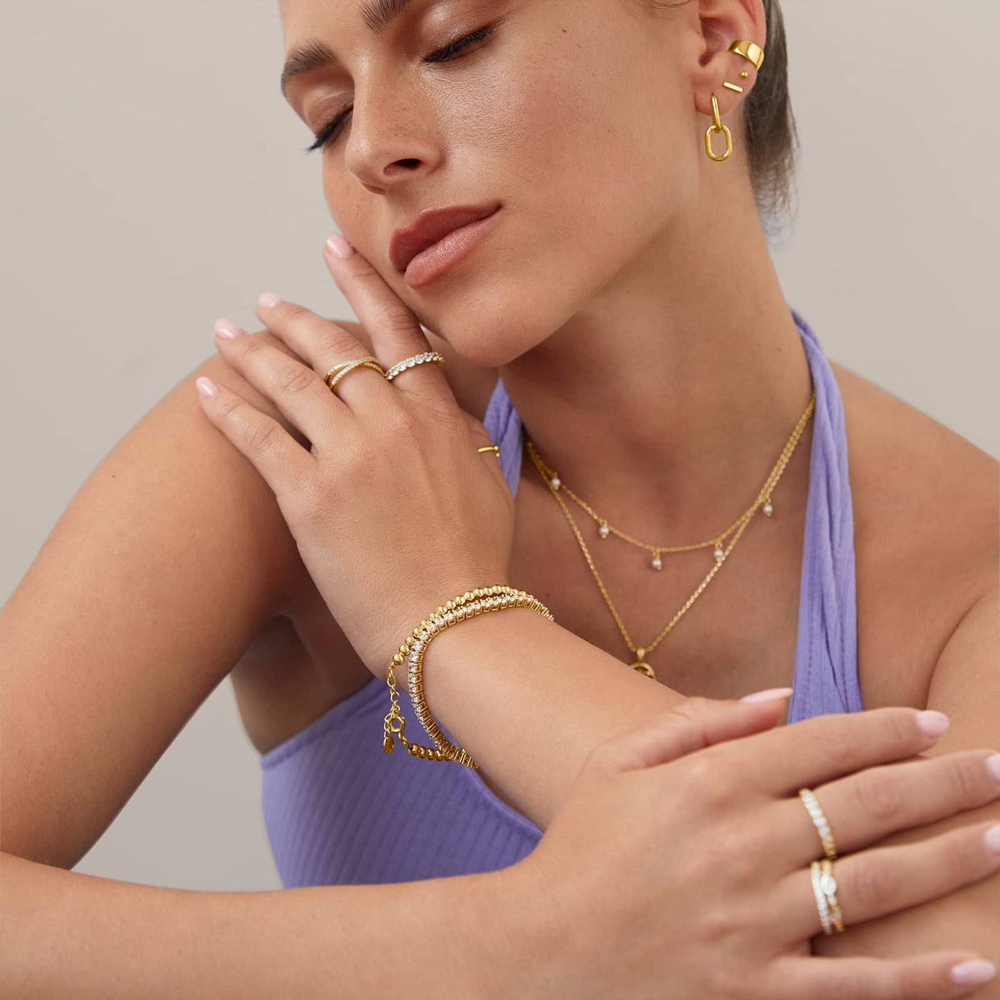 SISSLIA Geometric Square Oval Hoop Earrings for Women Vintage Golden Drop Dangle Hot Elegant Love Earrings Gift