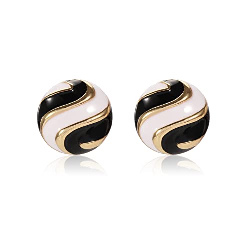 White andYellow Earrings
