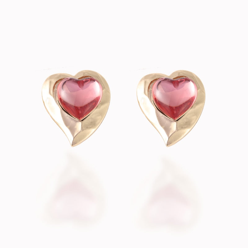 Heart Silver 925 Earrings