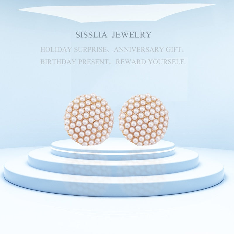 Pearl Earrings S925 Sterling Silver Earrings