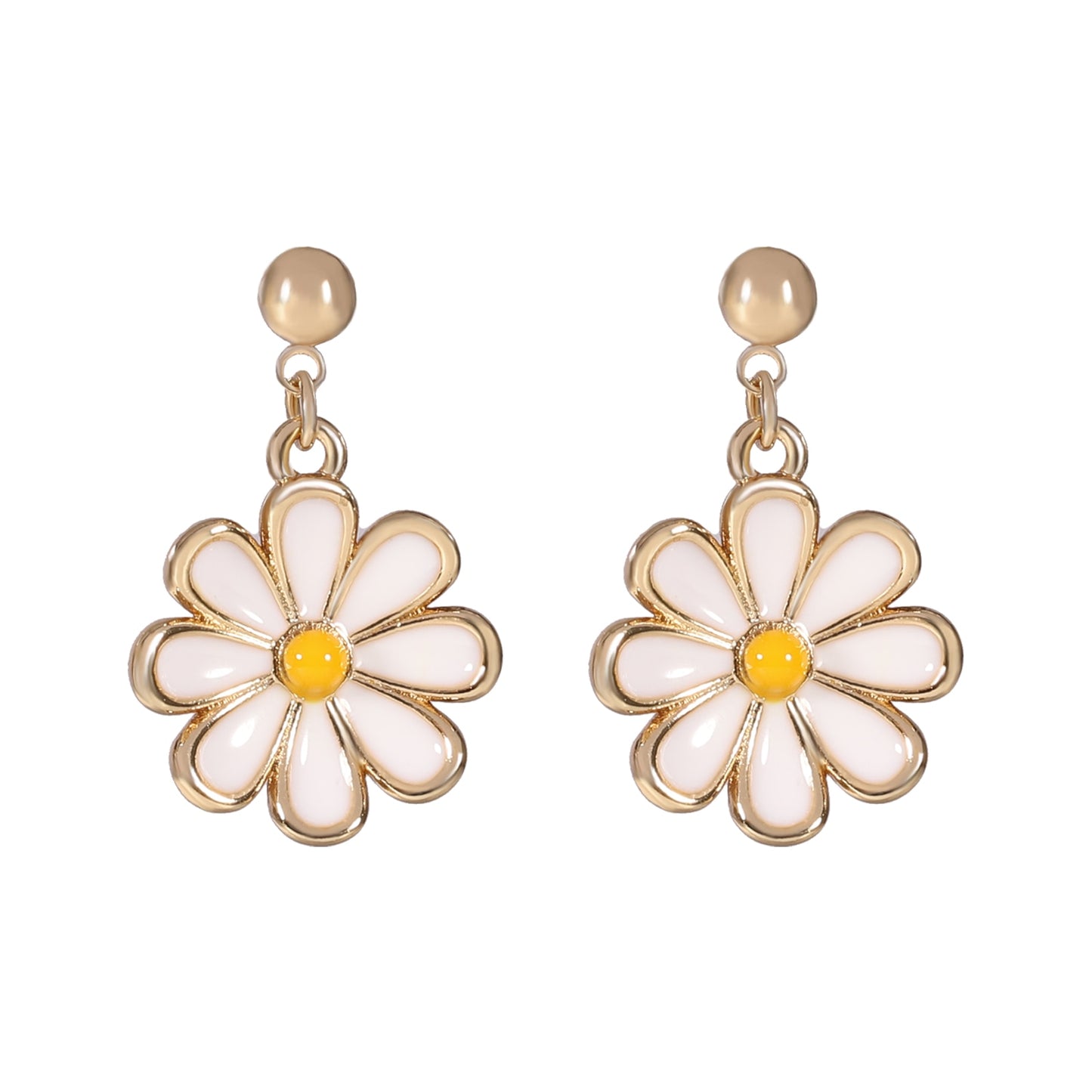 925 Silver Flower Stud Earrings