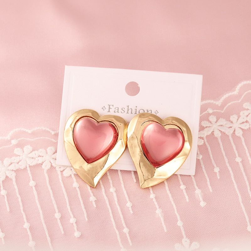 Heart Silver 925 Earrings